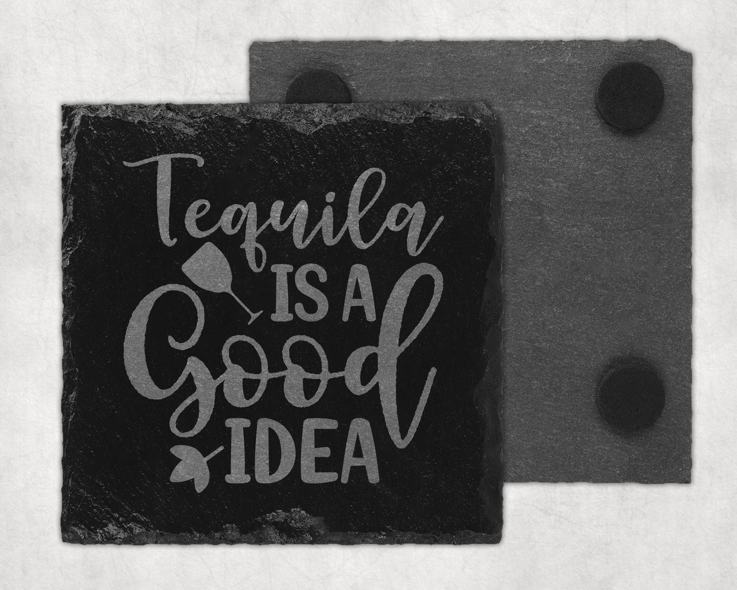 Bar Slate Coaster - Tequila (Set of 4) (E109) Shop Sentosa