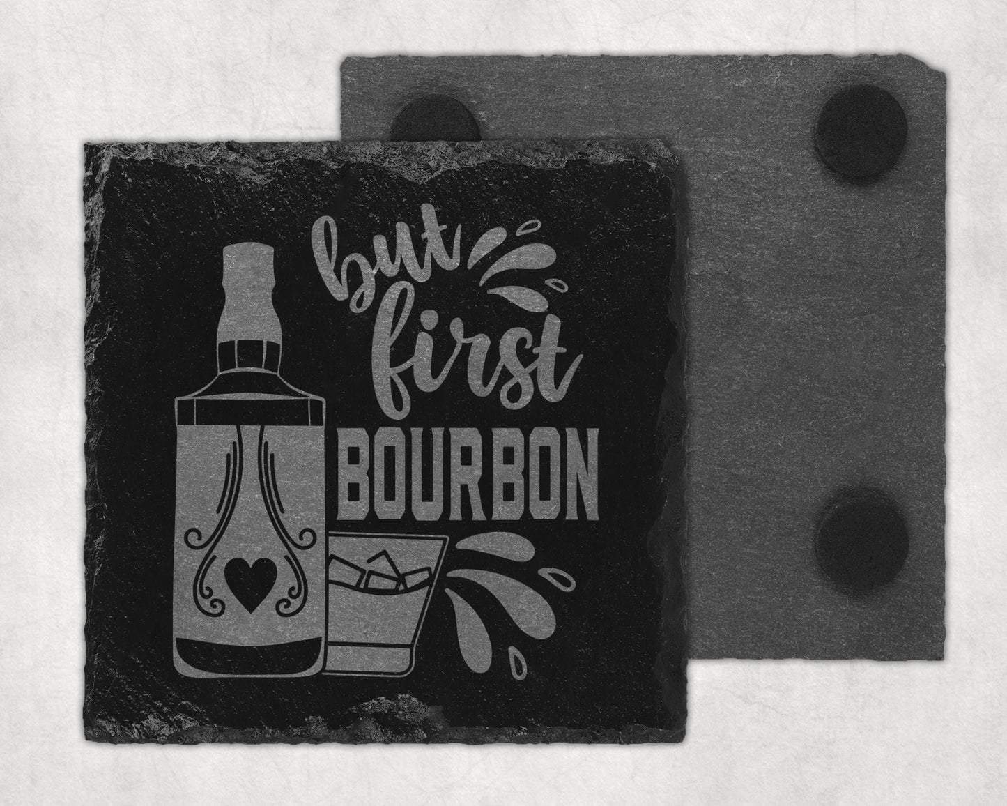 Bar Slate Coaster - Whiskey (Set of 4) (E12) Shop Sentosa