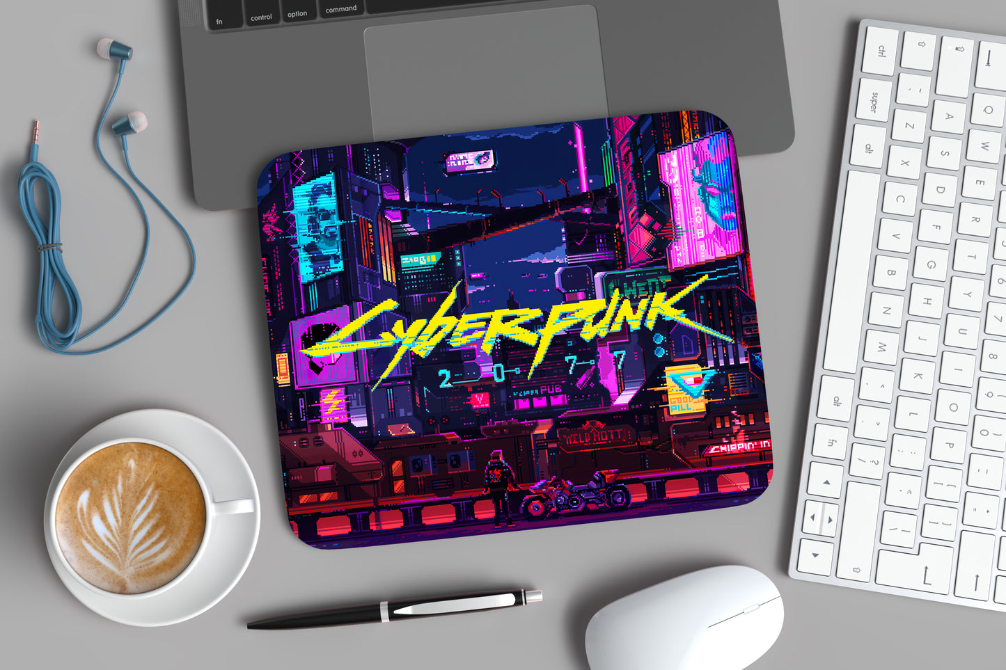 Unique High-Quality Mouse Pad - CyberPunk Shop Sentosa