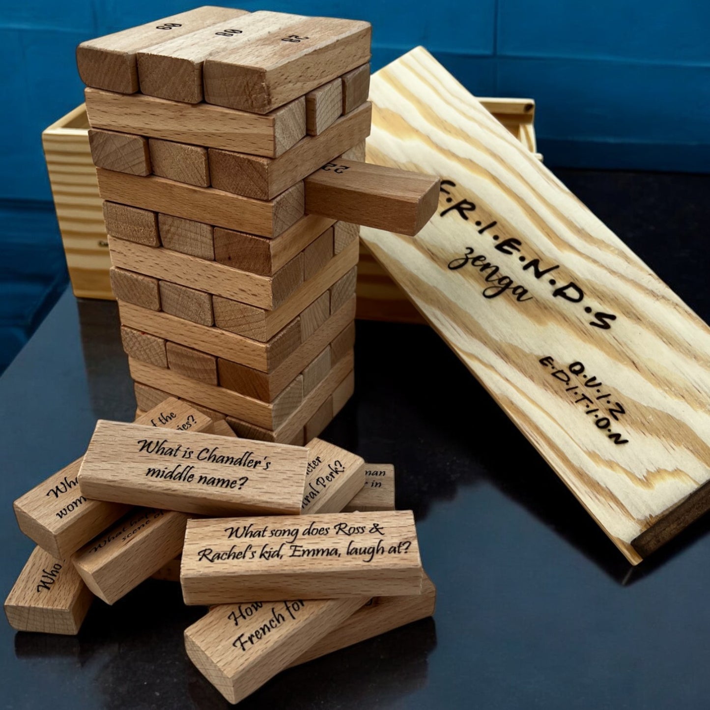 Friends Quiz Jenga Edition – The One With the Trivia Game! Sentosa