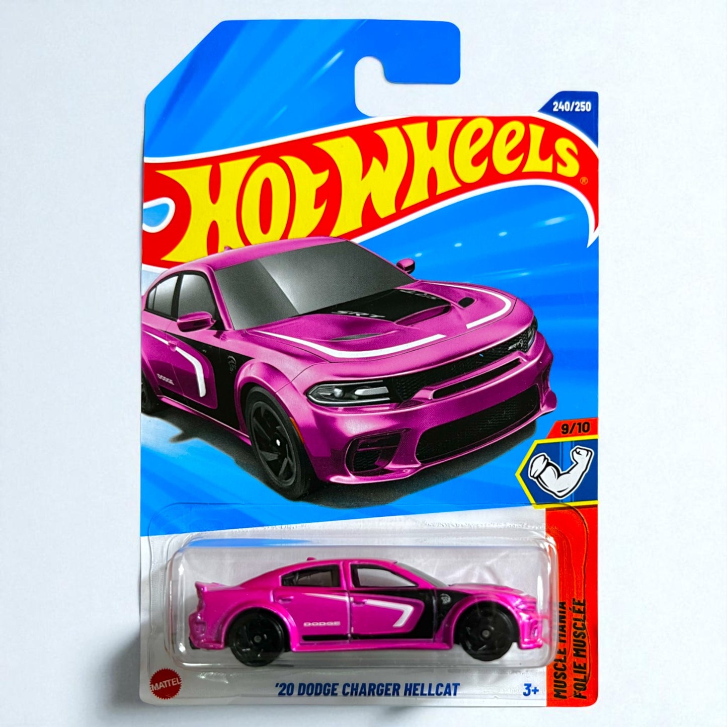 Hot Wheels N Case - '20 Dodge Charger Hellcat - Exclusive - 240/250 - 2025 Edition - JBB65 N7C6 Series Mattel