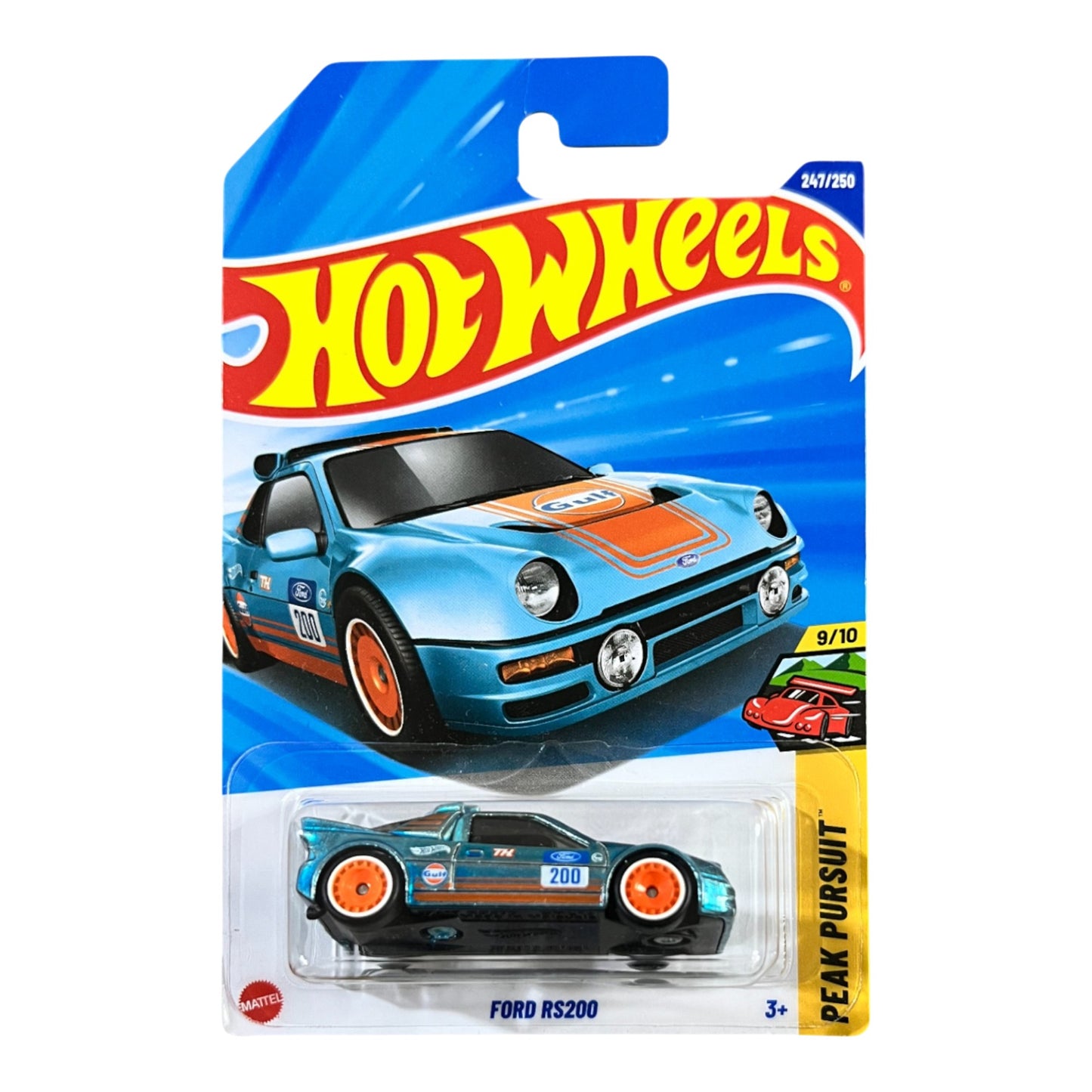 Hot Wheels - Ford RS200 - 247/250 - 2025 Edition - N7C5 Series Super Treasure Hunt Mattel