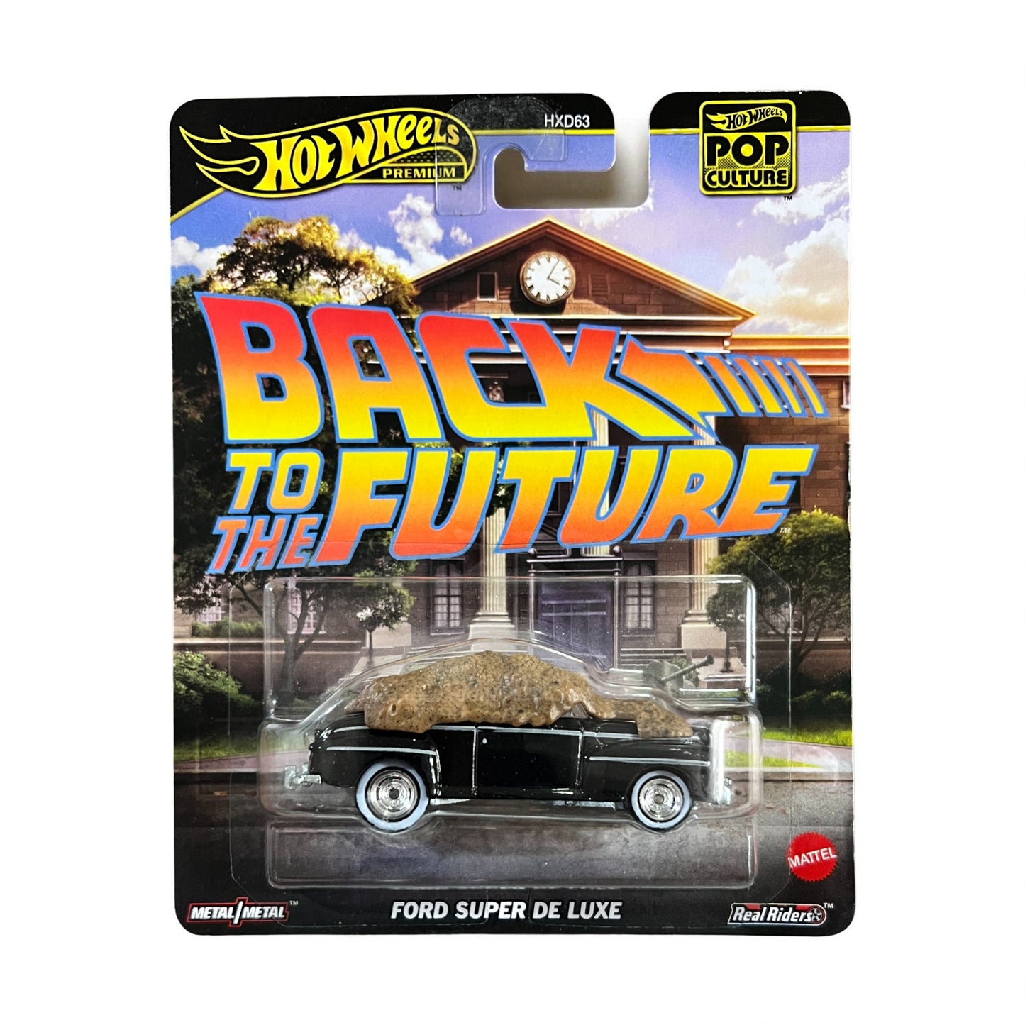Hot Wheels Premium Pop Culture - Ford Super De Luxe - Back To The Future - HXD63 Series Mattel
