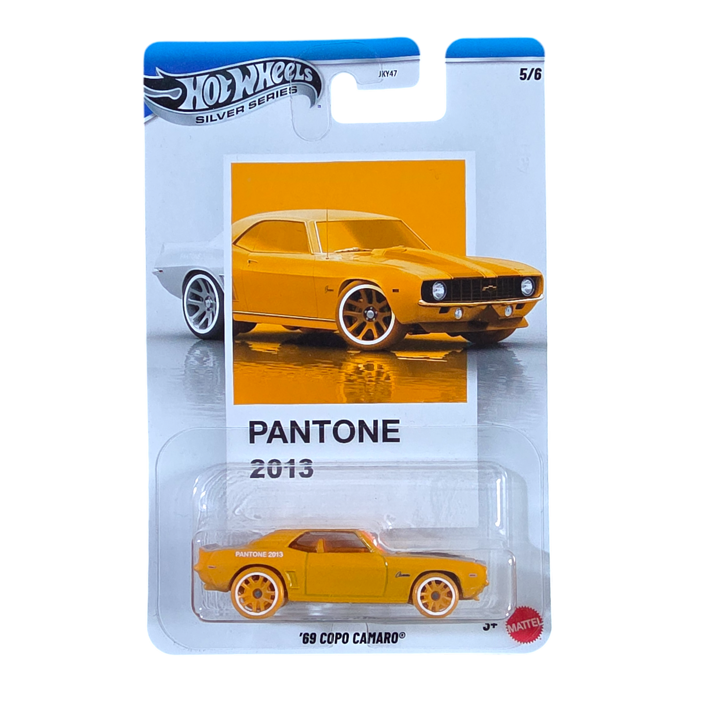 Hot Wheels Silver Series - '69 Capo Camaro - Pantone 2013 Series - 5/6 - JKY47 Mattel