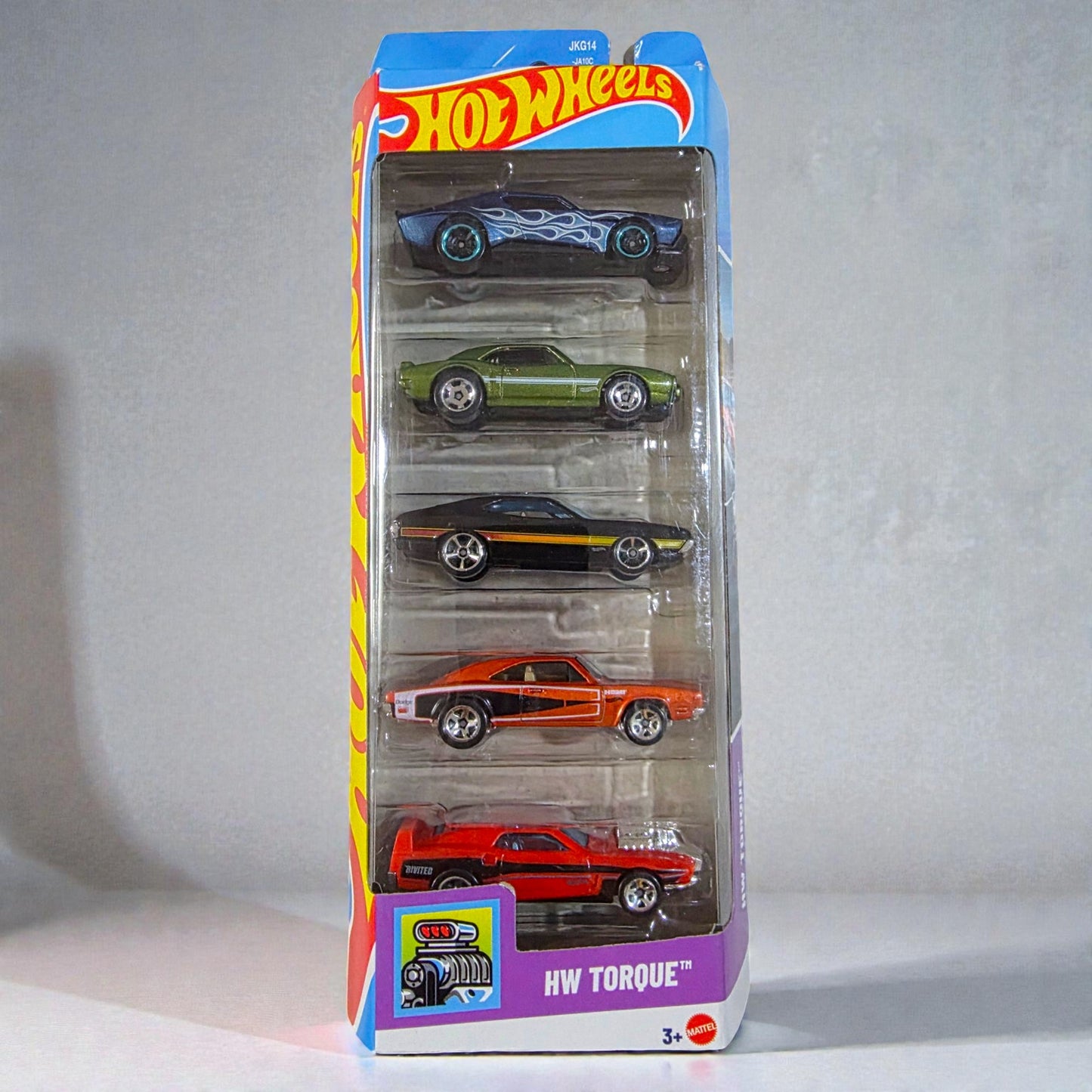 Hot Wheels Pack of 5 - HW Torque - JKG14 Series - 2026 Edition - JA10C Mattel
