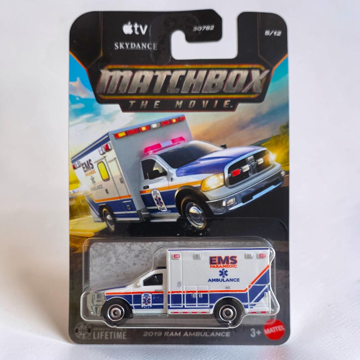 2019 RAM Ambulance - Mattel Matchbox (5/12) - 30782 Series (2026 Edition) - Skydance Apple
