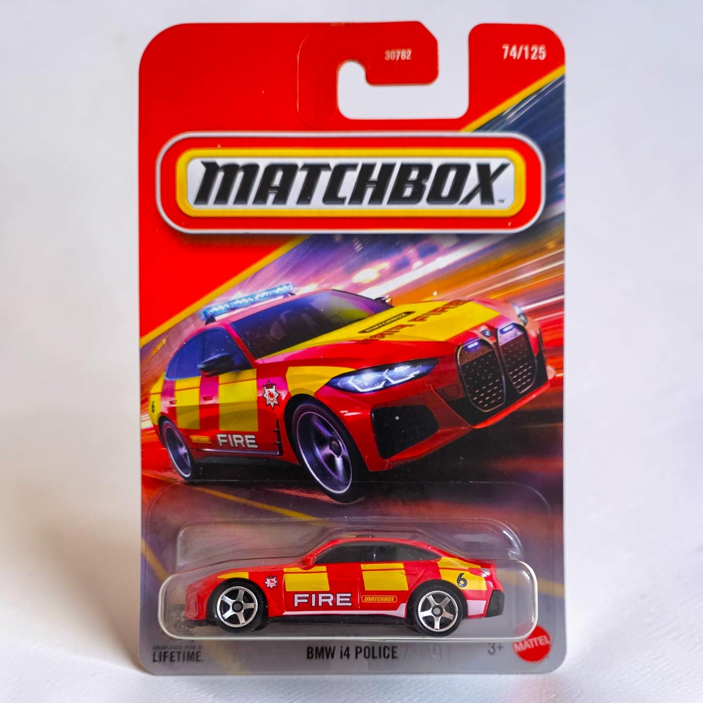 BMW i4 Police - Mattel Matchbox (74/125) - 30782 Series (2026 Edition)