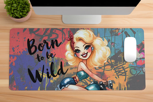 Born To Be Wild - Mouse Pad Extra Large (35" by 16.5") Shop Sentosa