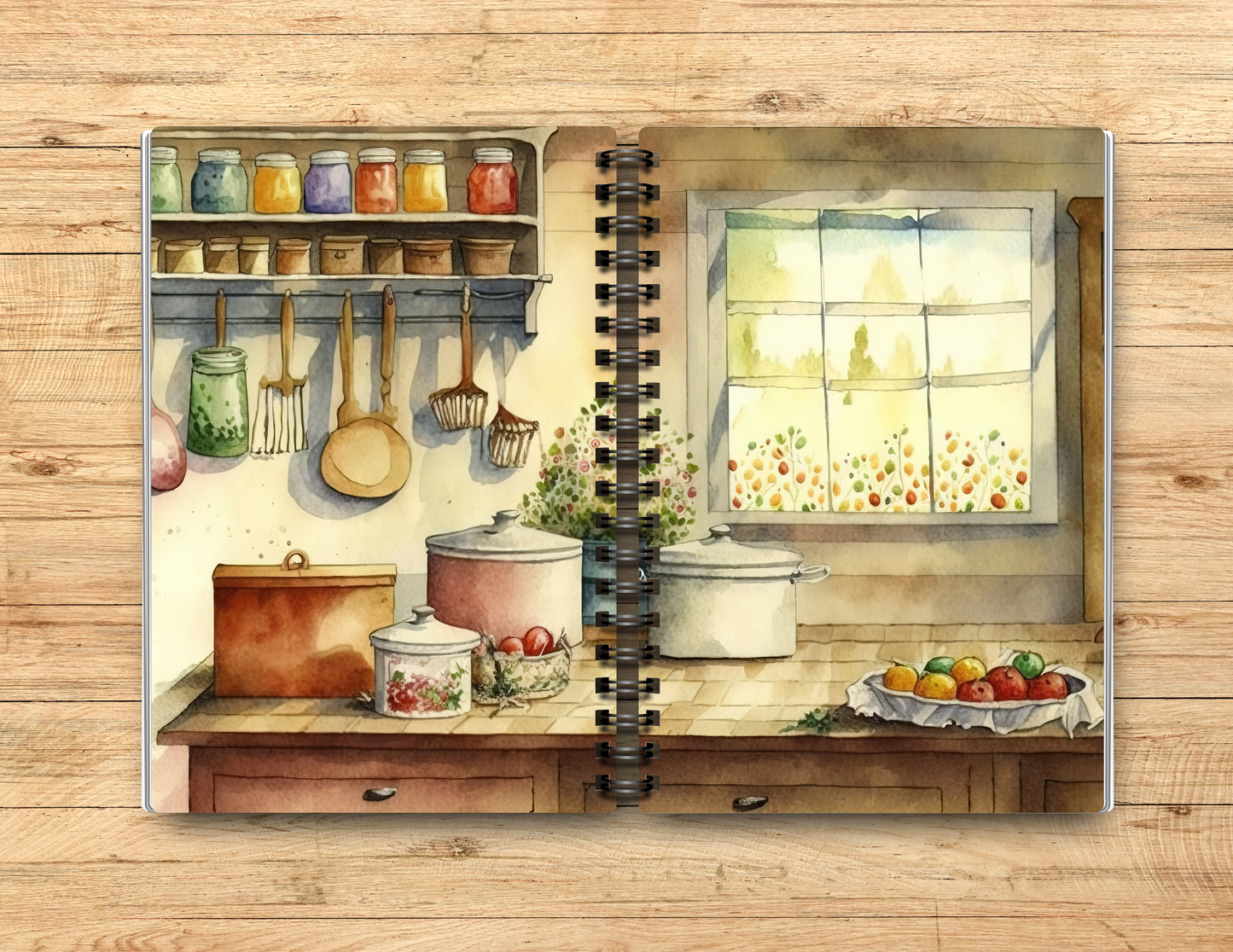 Kitchen Theme Notebook Printrove
