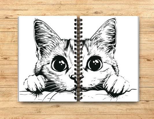Cute Cat Notebook Printrove
