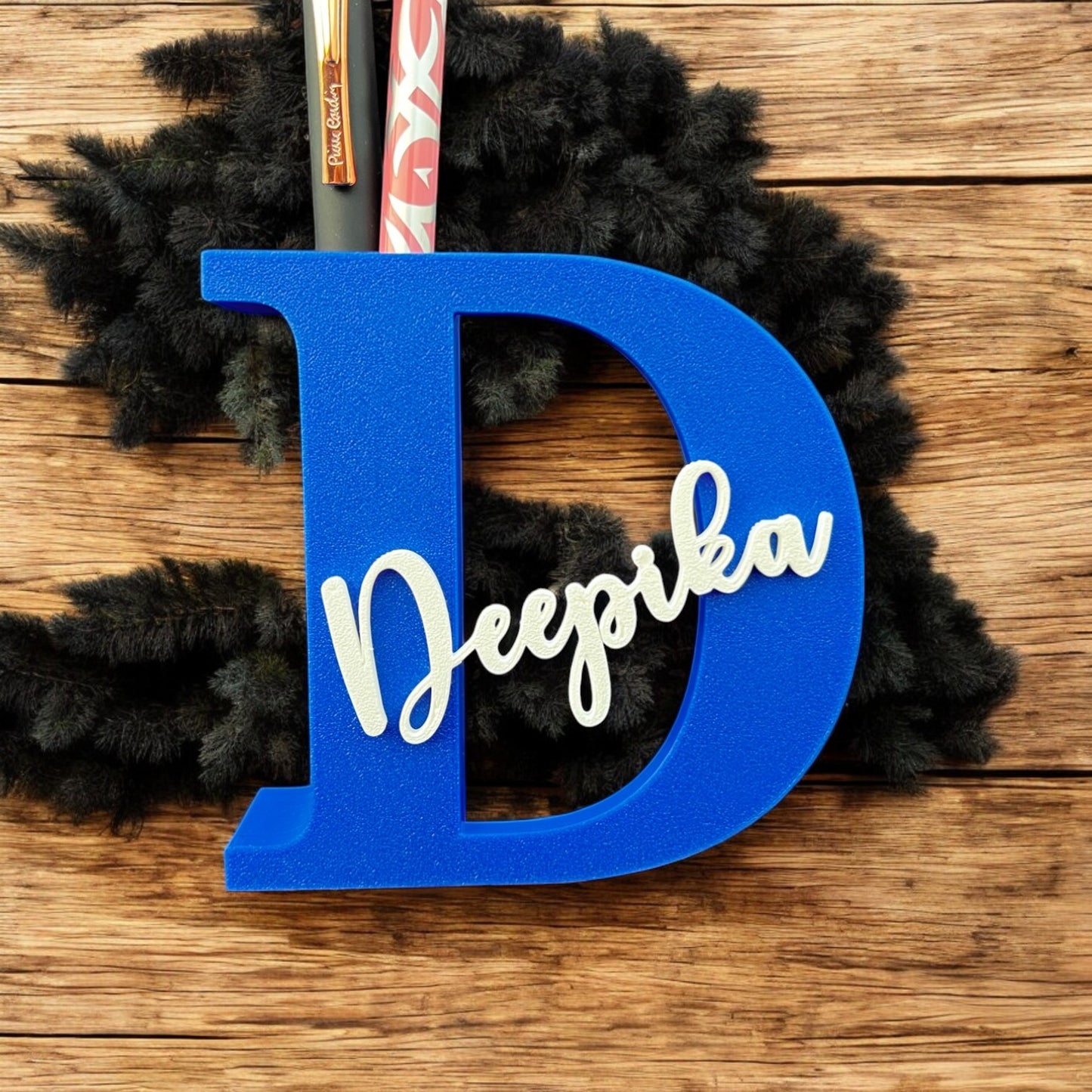 Customized Alphabet Pen Stand with Personalized Name - Premium High Quality Shop Sentosa