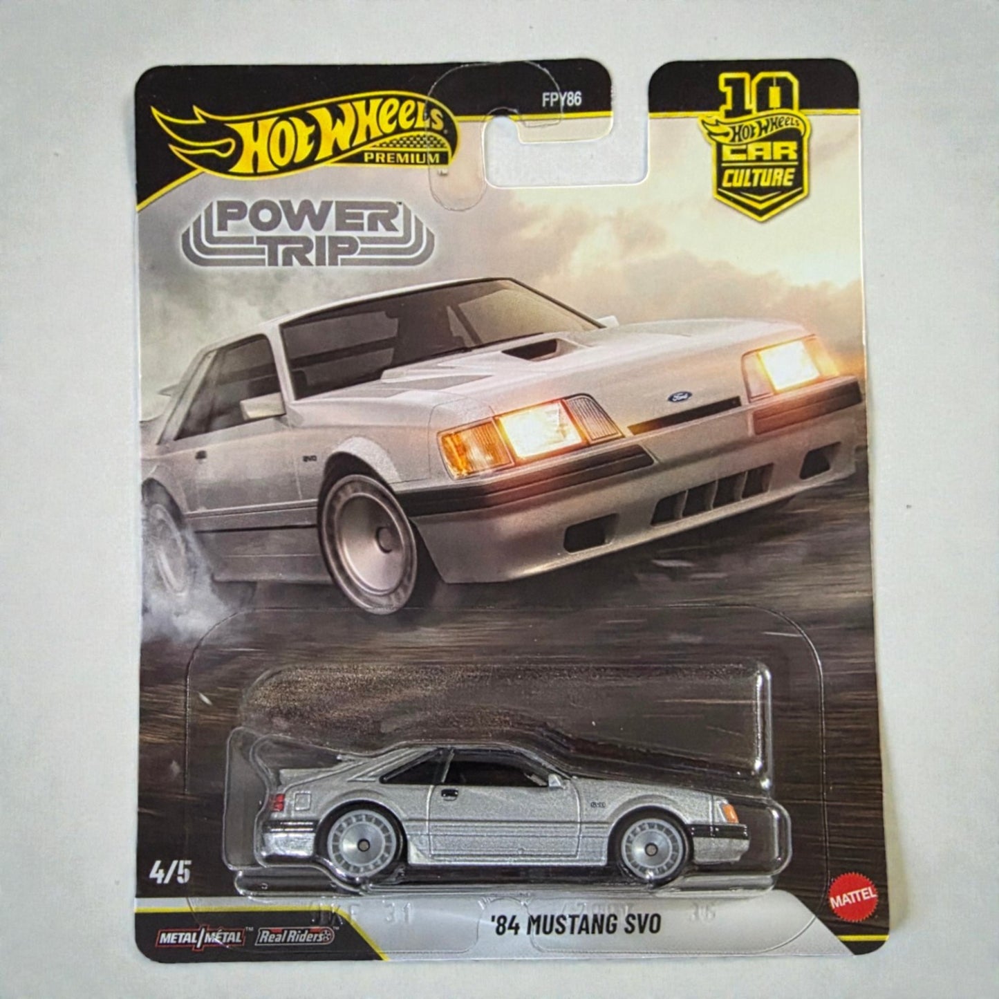 Hot Wheels Premium - '84 Mustang SVO - Power Trip Series - 4/5 - FPY86 - IMPORTED Mattel