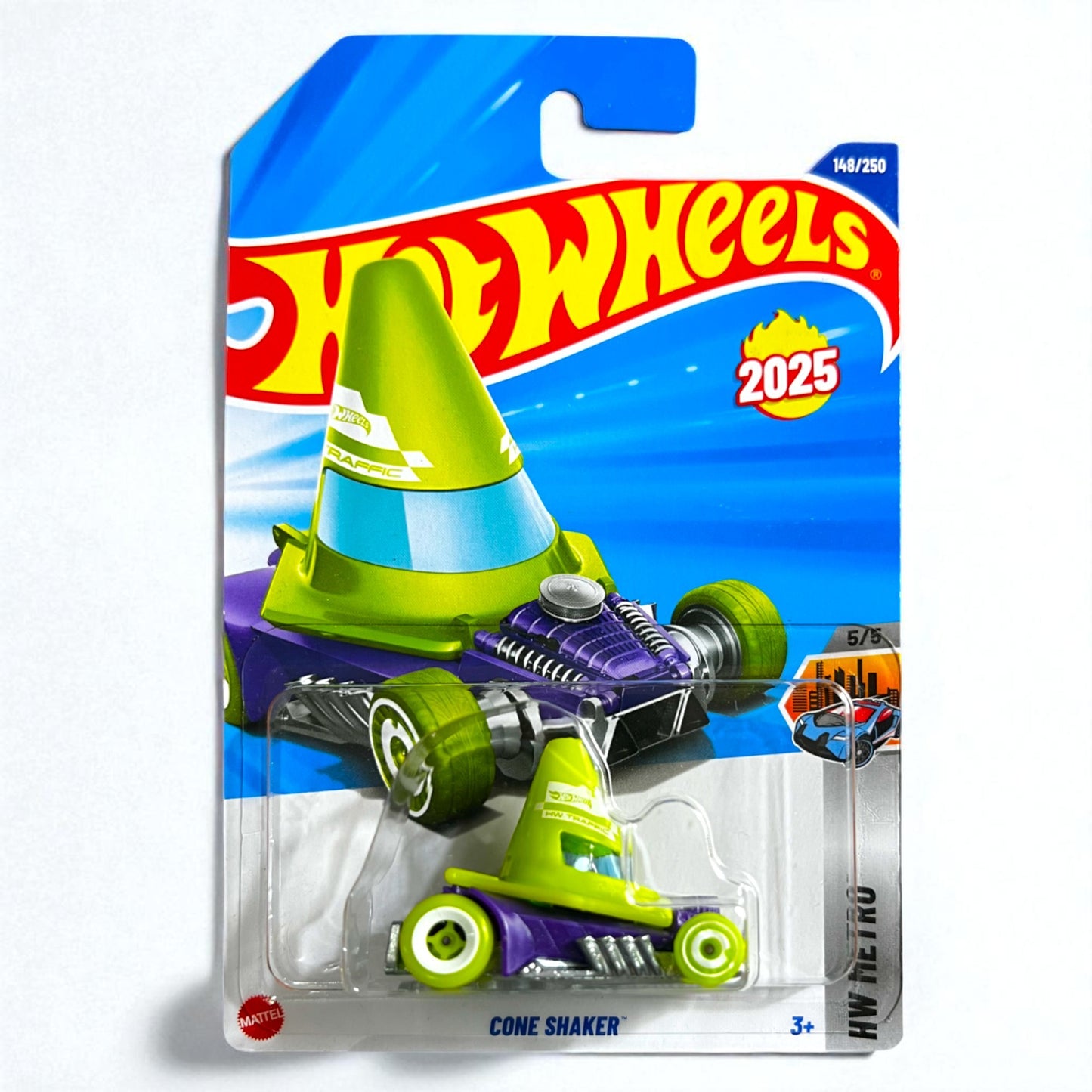 Hot Wheels N Case - Cone Shaker - 148/250 - 2025 Edition - JBB65 N7C6 Series Mattel