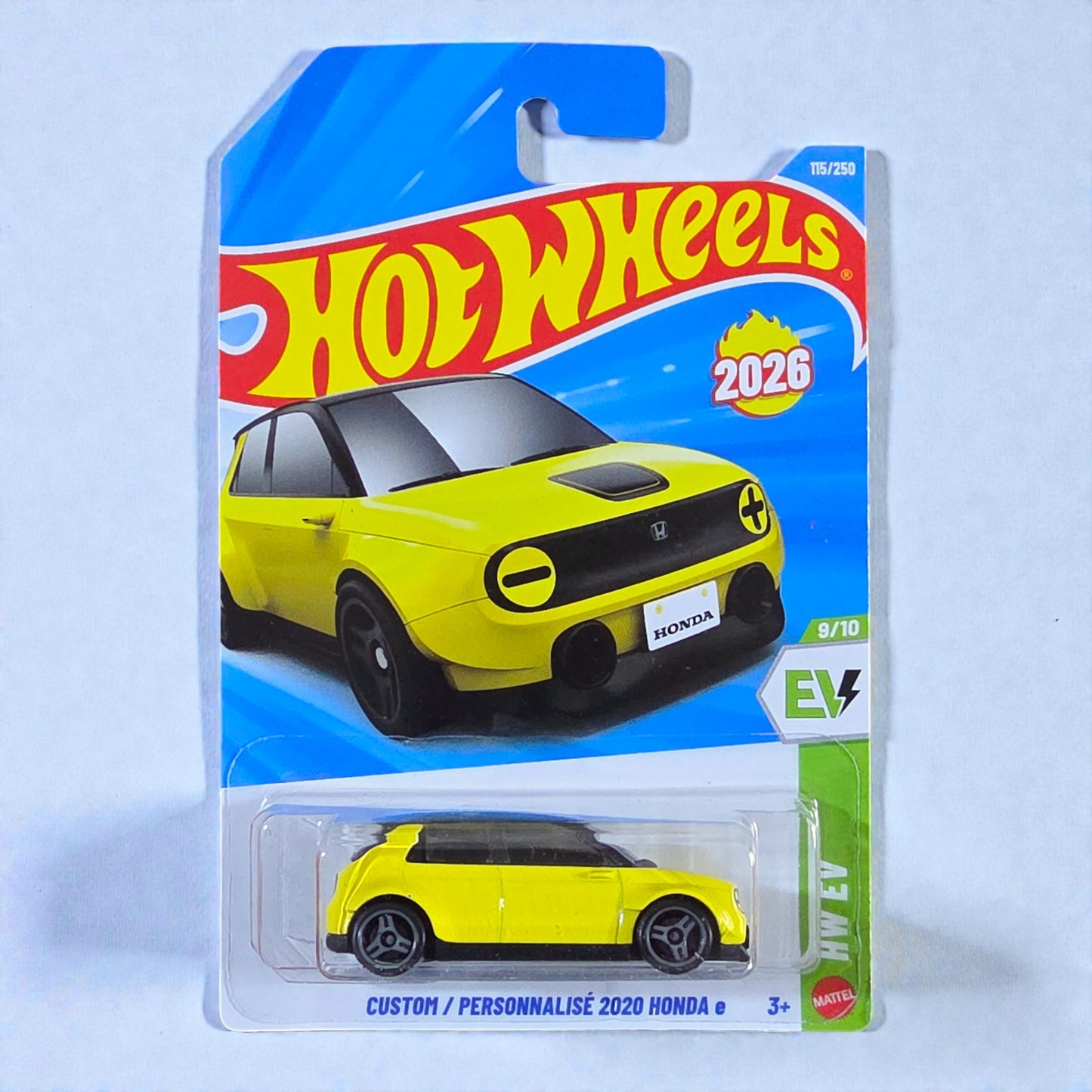Hot Wheels F Case - Custom Honda E 2020 - 115/250 - 2026 Edition Mattel
