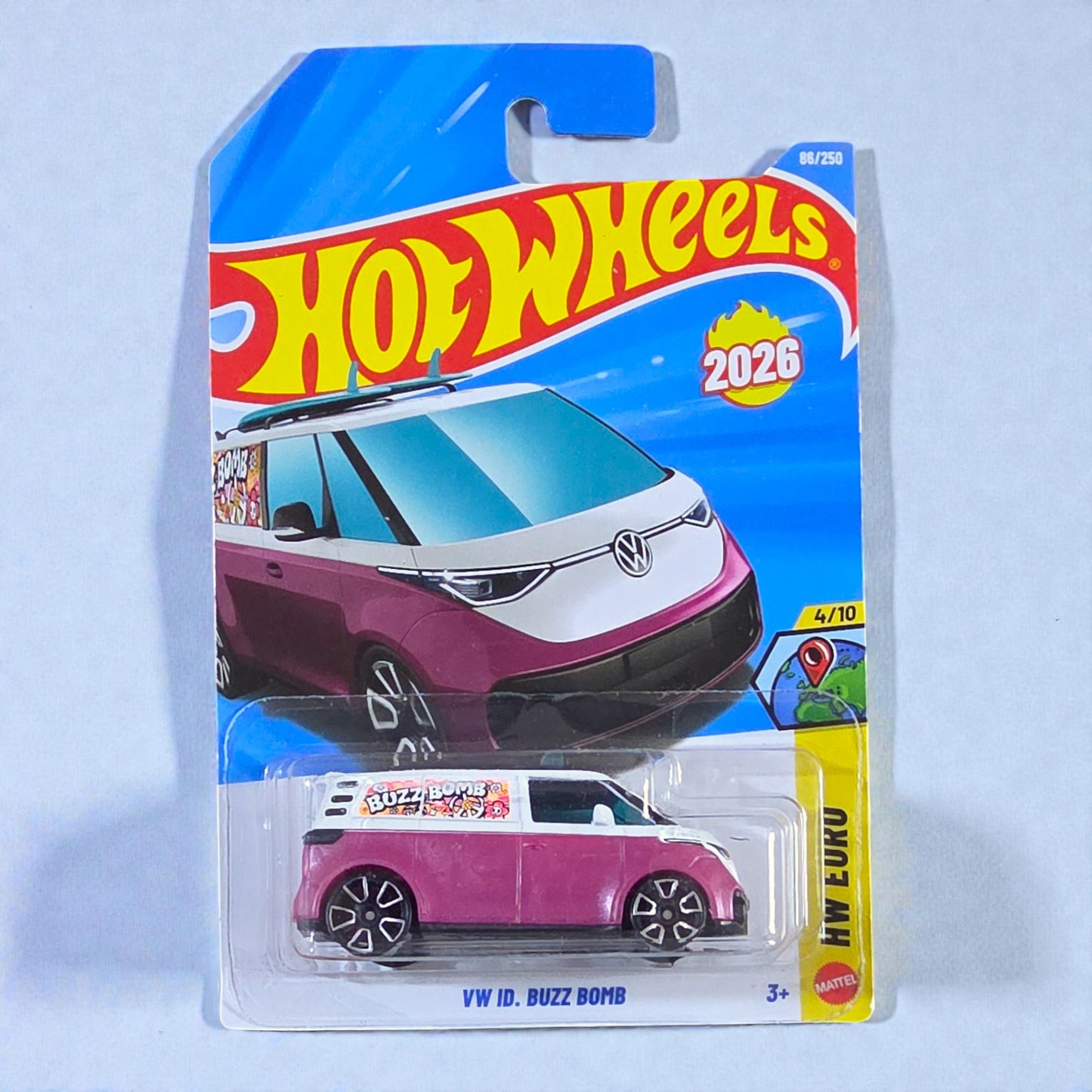 Hot Wheels E Case - VW10 Buzz Bomb - 86/250 - 2026 Edition Mattel