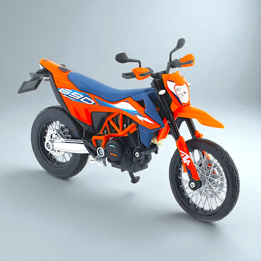 Bburago Maisto KTM 690 SMC R - 1:12 Official Licensed Die-Cast Bike Model Bburago