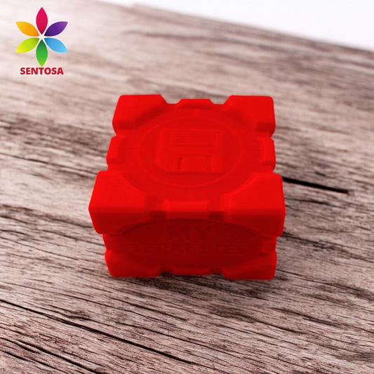 MicroSD + SD Cards Memory Storage Compact Box Red Shop Sentosa