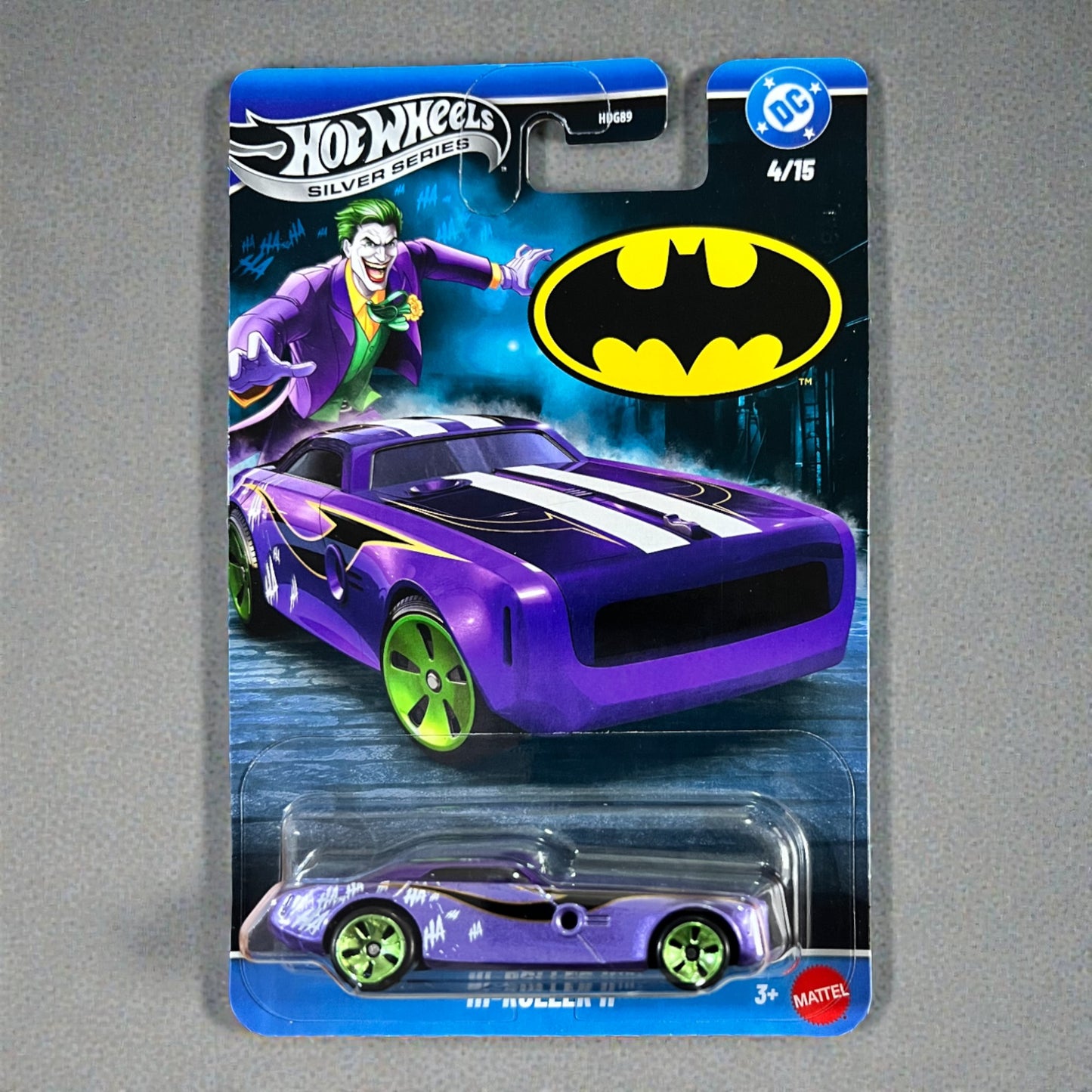 Hot Wheels Silver Series - Hi-Roller II - 4/15 - DC Comics Batman - HDG89 Mattel