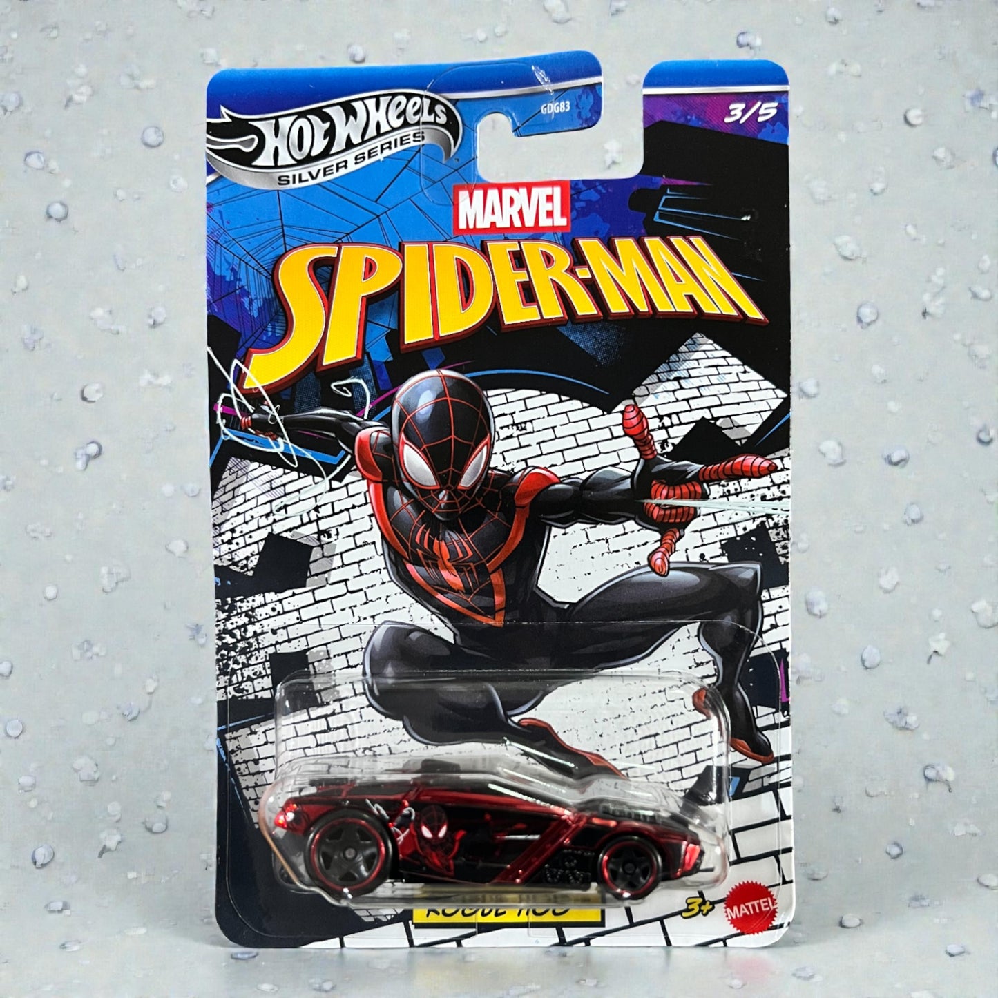 Hot Wheels Silver Series - Rogue Hog - 3/5 - Marvel SpiderMan - GDG83 Mattel