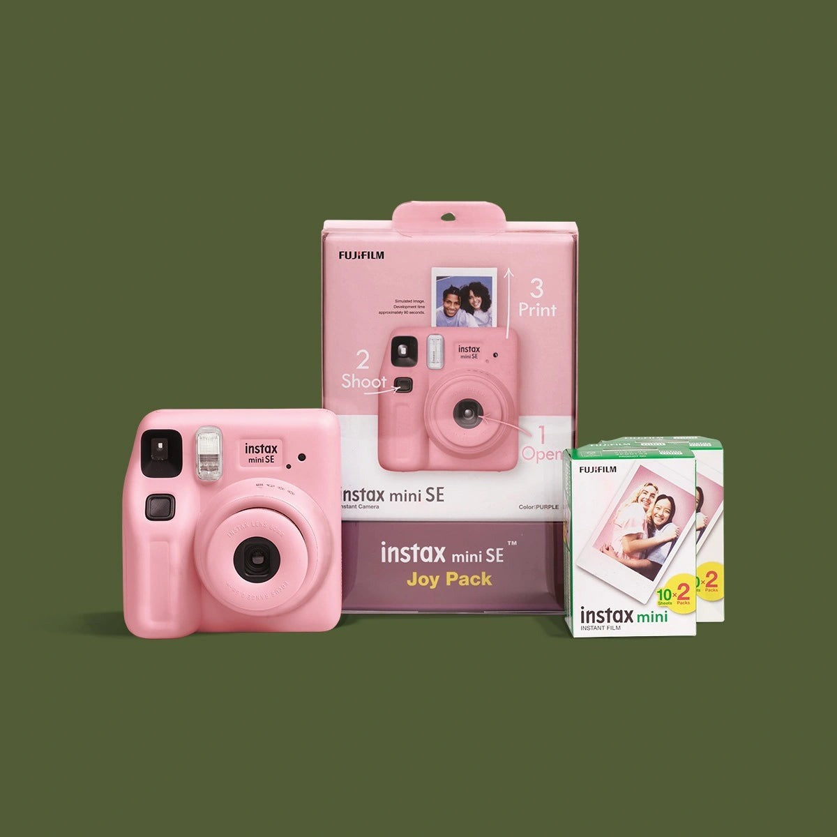 Instax Mini SE Joy Pack Blossom Pink Fujifilm
