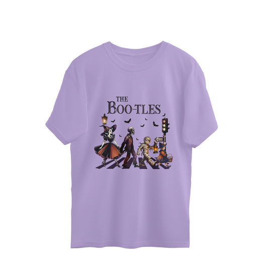 The Bootles Oversized T-Shirt Iris Lavender Printrove