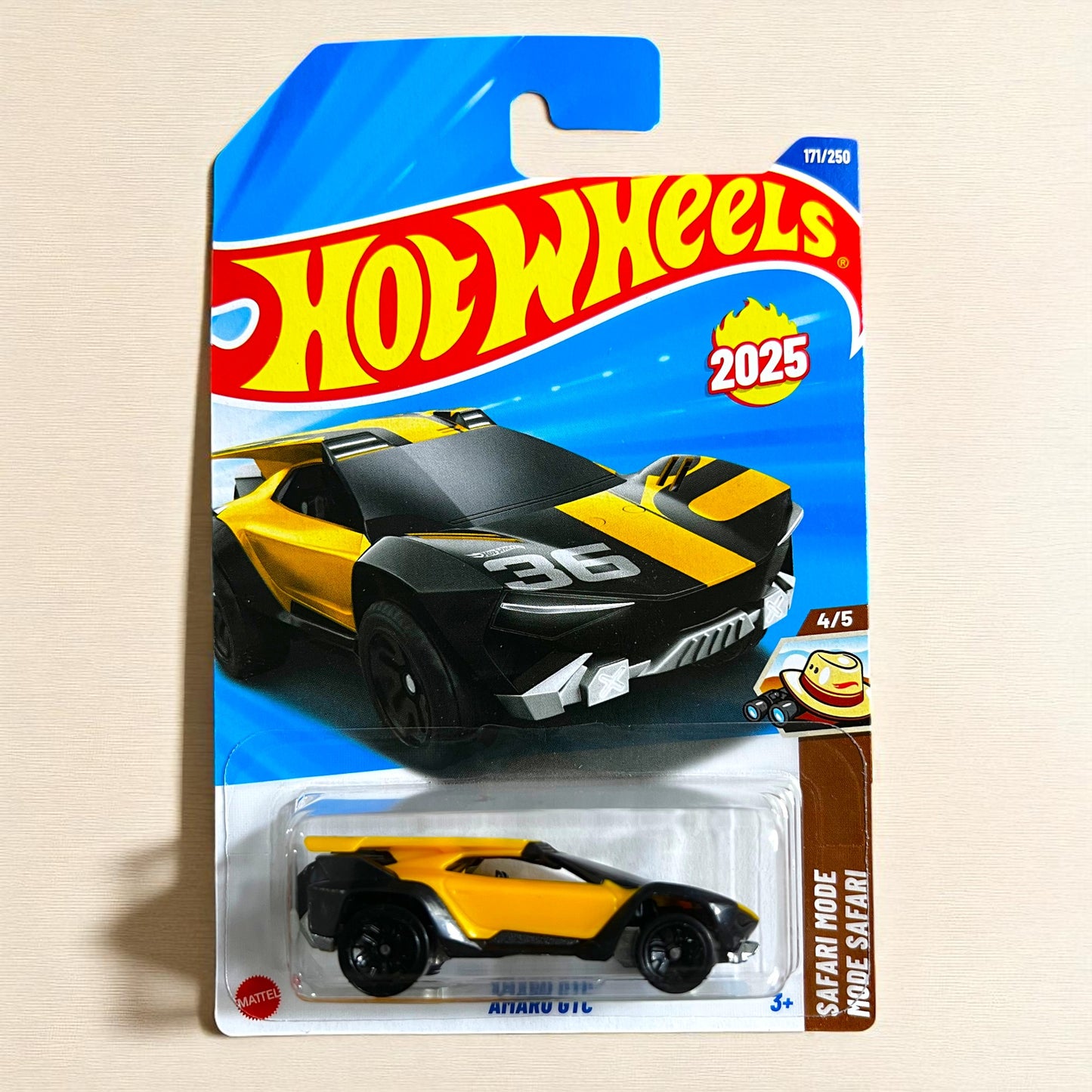 Hot Wheels ’N’ Series - Amaru GTC - 171/250 - 2025 Edition - HYY04 N7C6 Mattel