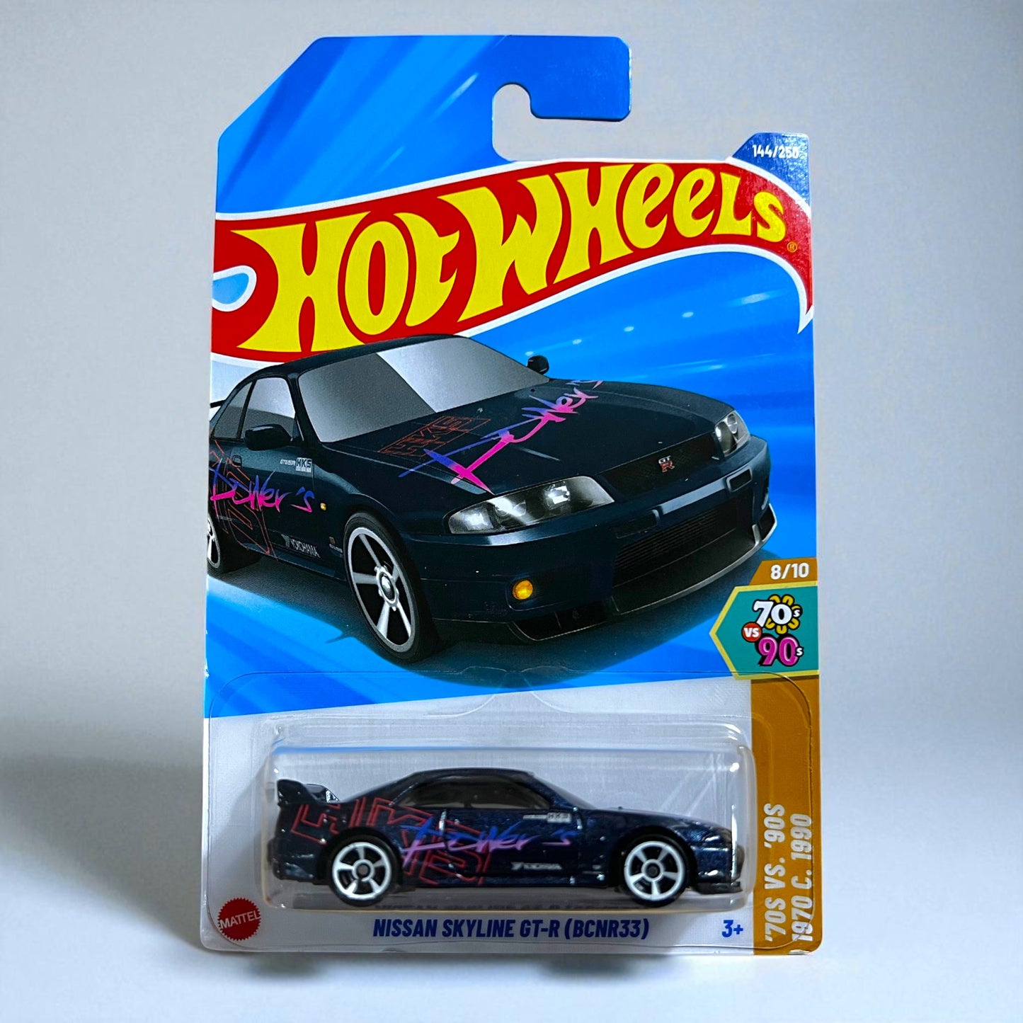 Hot Wheels - Nissan Skyline GT-R (BCNR33) - 144/250 - 2025 Edition Mattel