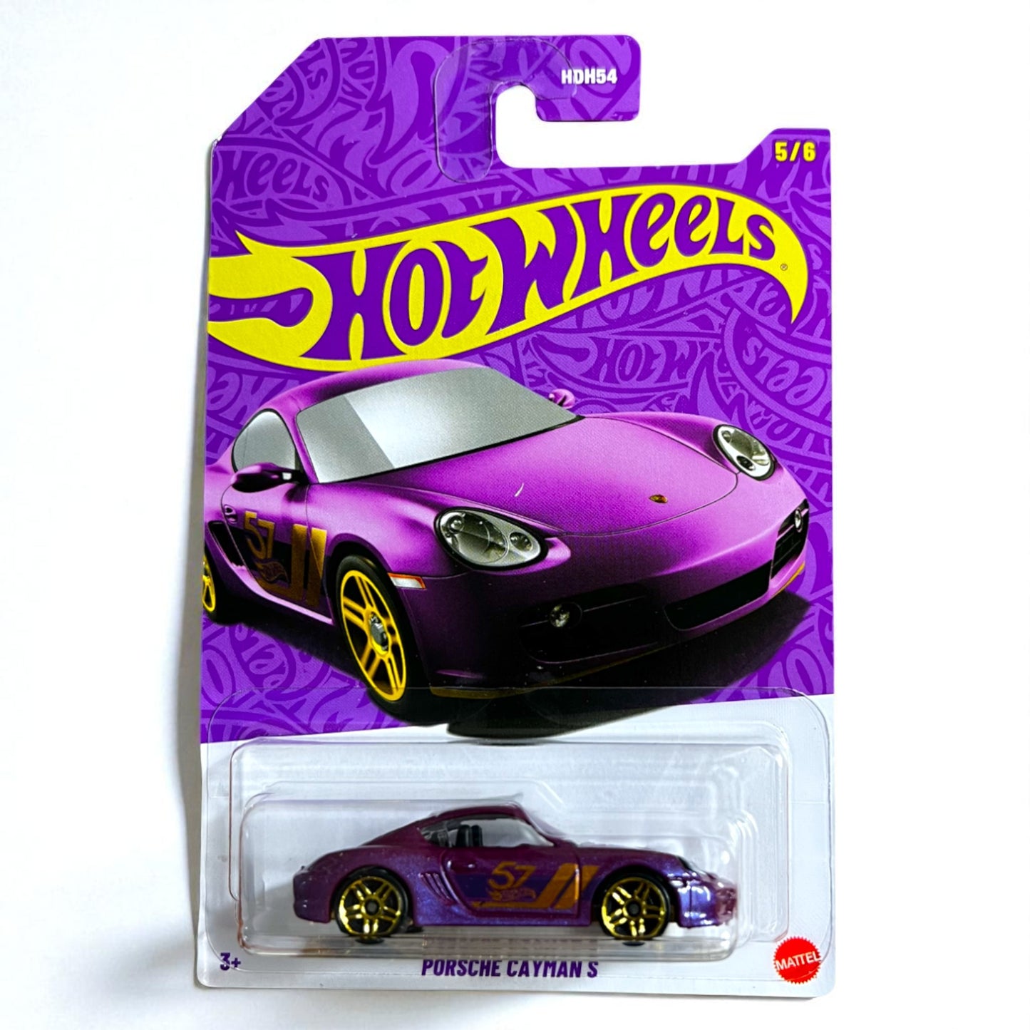 Hot Wheels 57th Anniversary Series - Porsche Cayman S - Purple Gold Edition Mattel