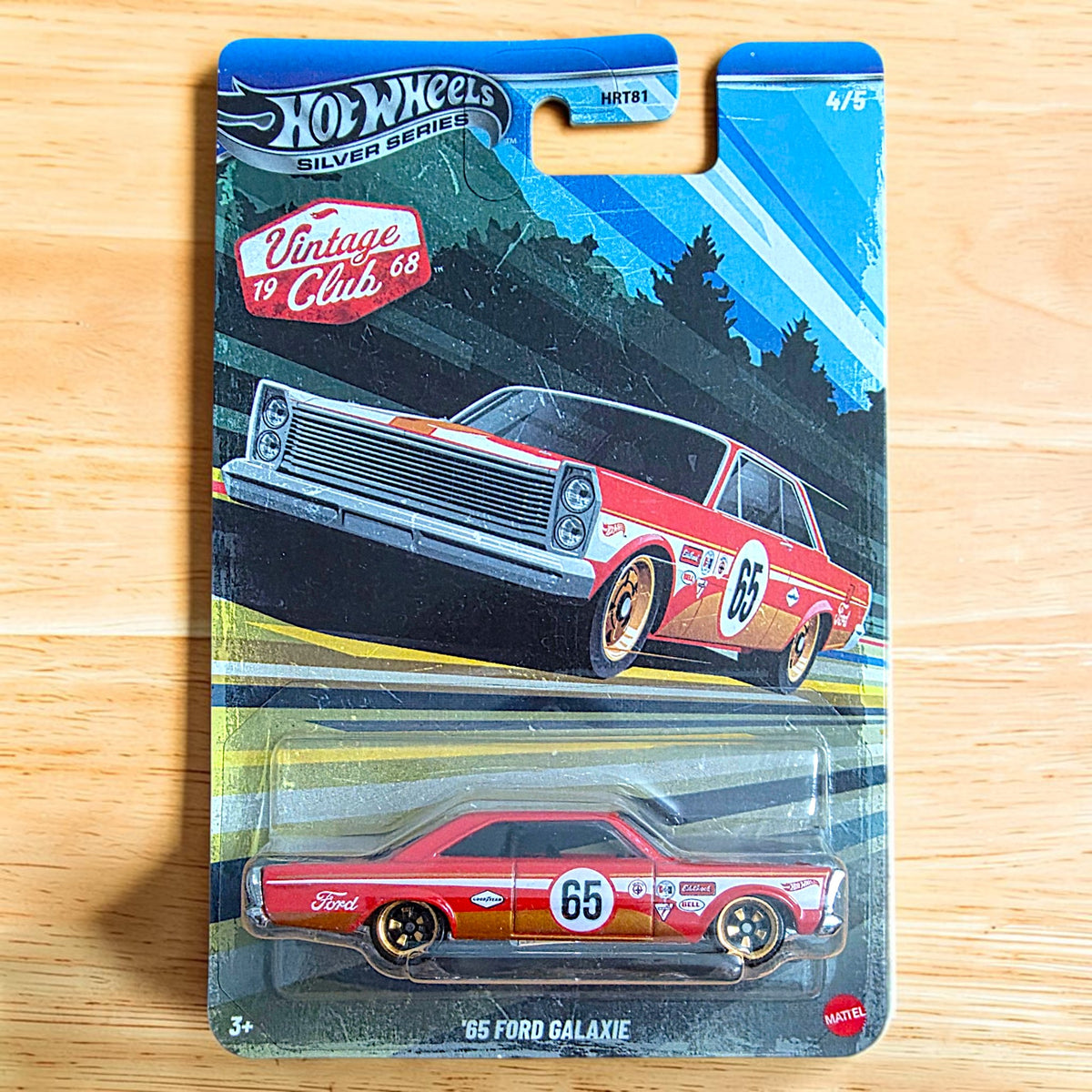 Hot Wheels Silver Series - '65 Ford Galaxie - 4/5 - HRT81 Series - Vintage Club