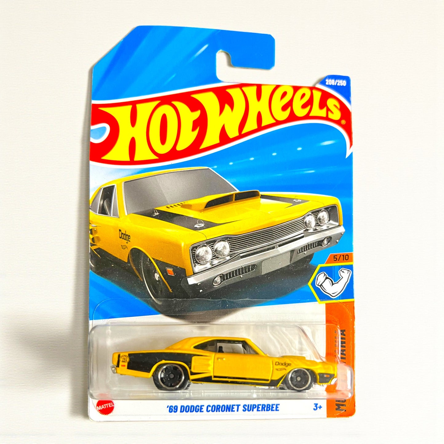 Hot Wheels '69 Dodge Coronet SuperBee - 208/250 - 2025 Edition - HYX91 N7C6 Series Mattel