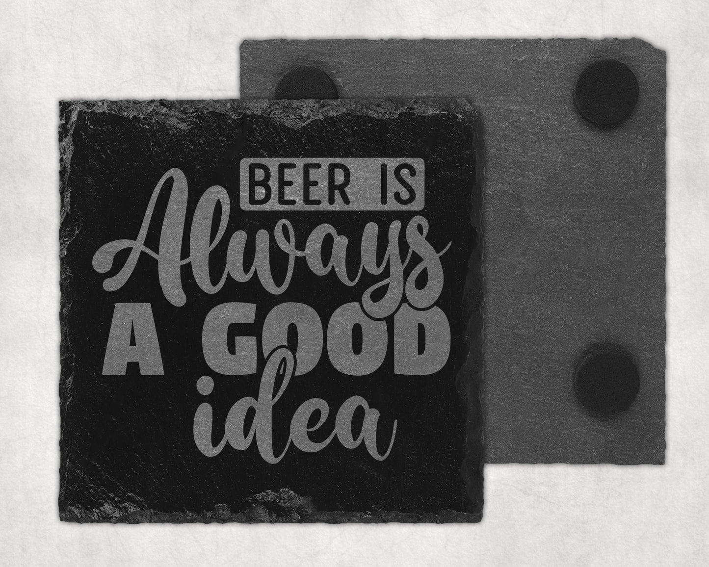 Bar Slate Coaster - Beer (Set of 4) (E106) Shop Sentosa