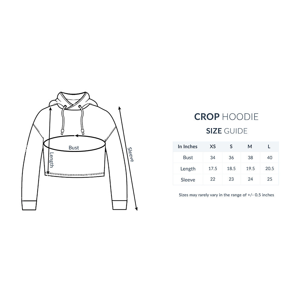 99.9% Song Lyrics Music Lovers Crop Hoodie Printrove