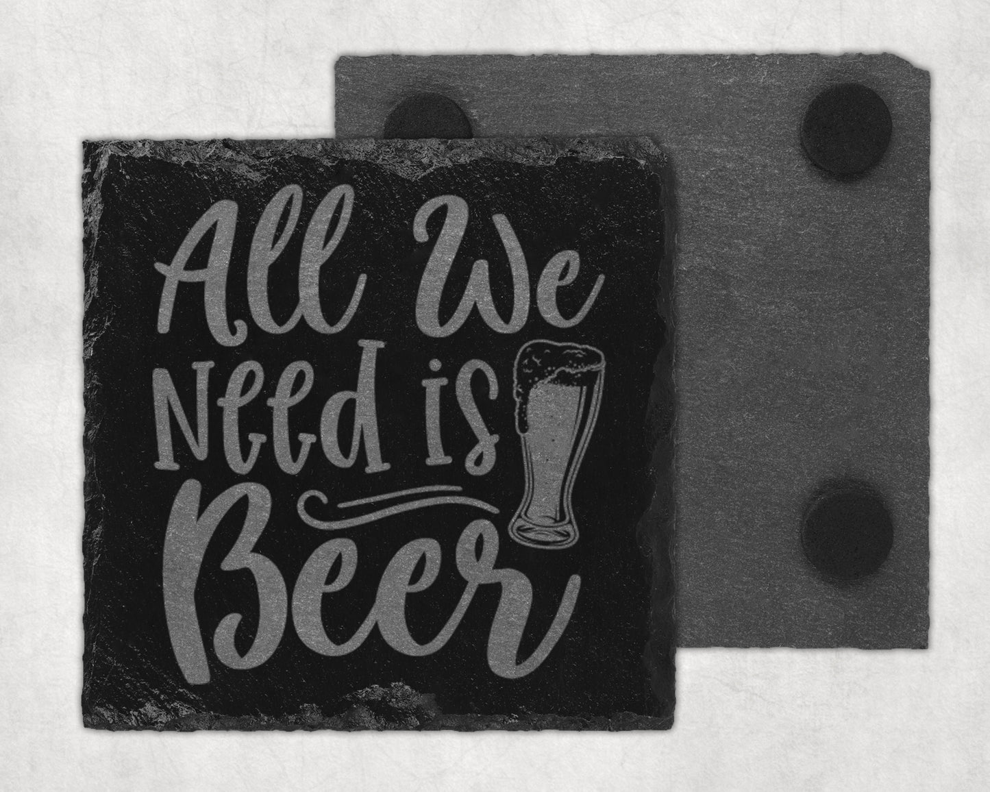 Bar Slate Coaster - Beer (Set of 4) (E118) Shop Sentosa