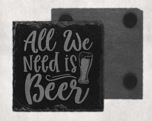 Bar Slate Coaster - Beer (Set of 4) (E118) Shop Sentosa
