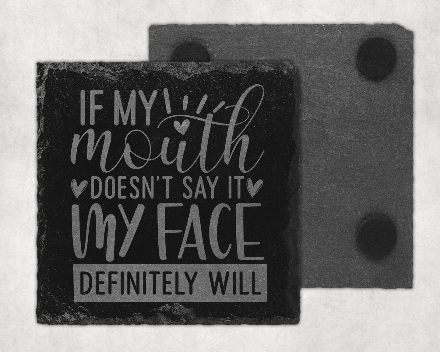 Bar Slate Coaster - Funny Quotes (Set of 4) (E122) Shop Sentosa