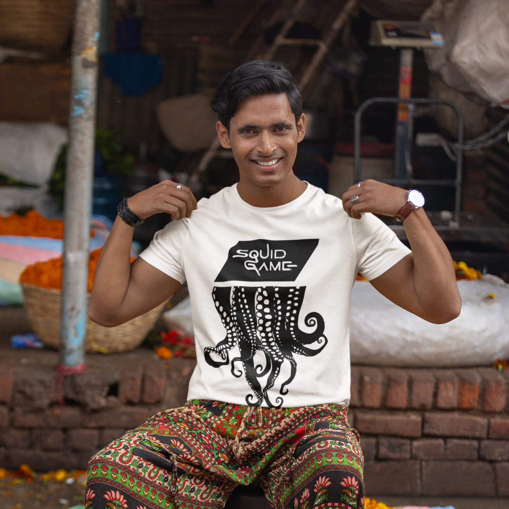 Squid Game Half Sleeve T-Shirt Printrove