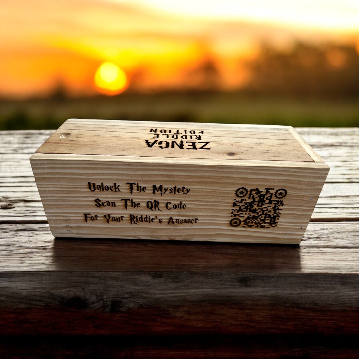 Jenga Riddle Edition Challenge Game For All Ages Sentosa
