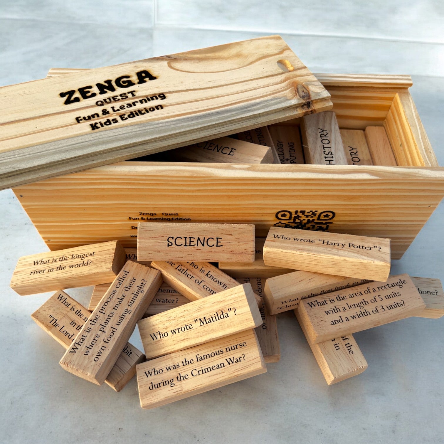 Zenga Quest: Fun & Learning Edition Tower Game For Kids Sentosa