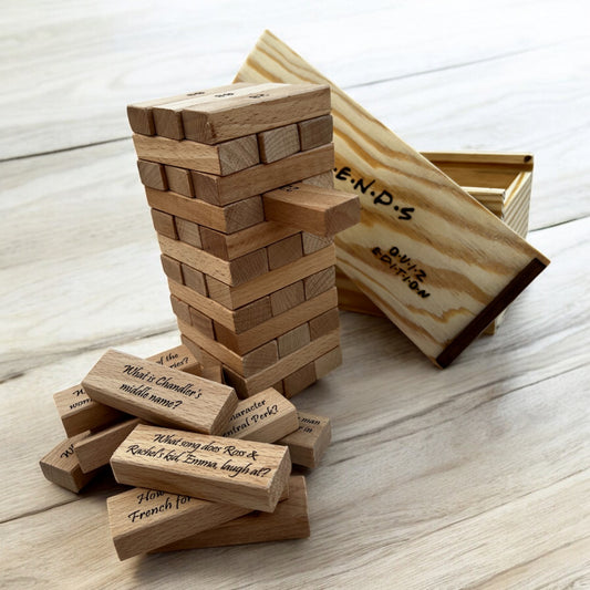 Friends Quiz Jenga Edition – The One With the Trivia Game! Sentosa