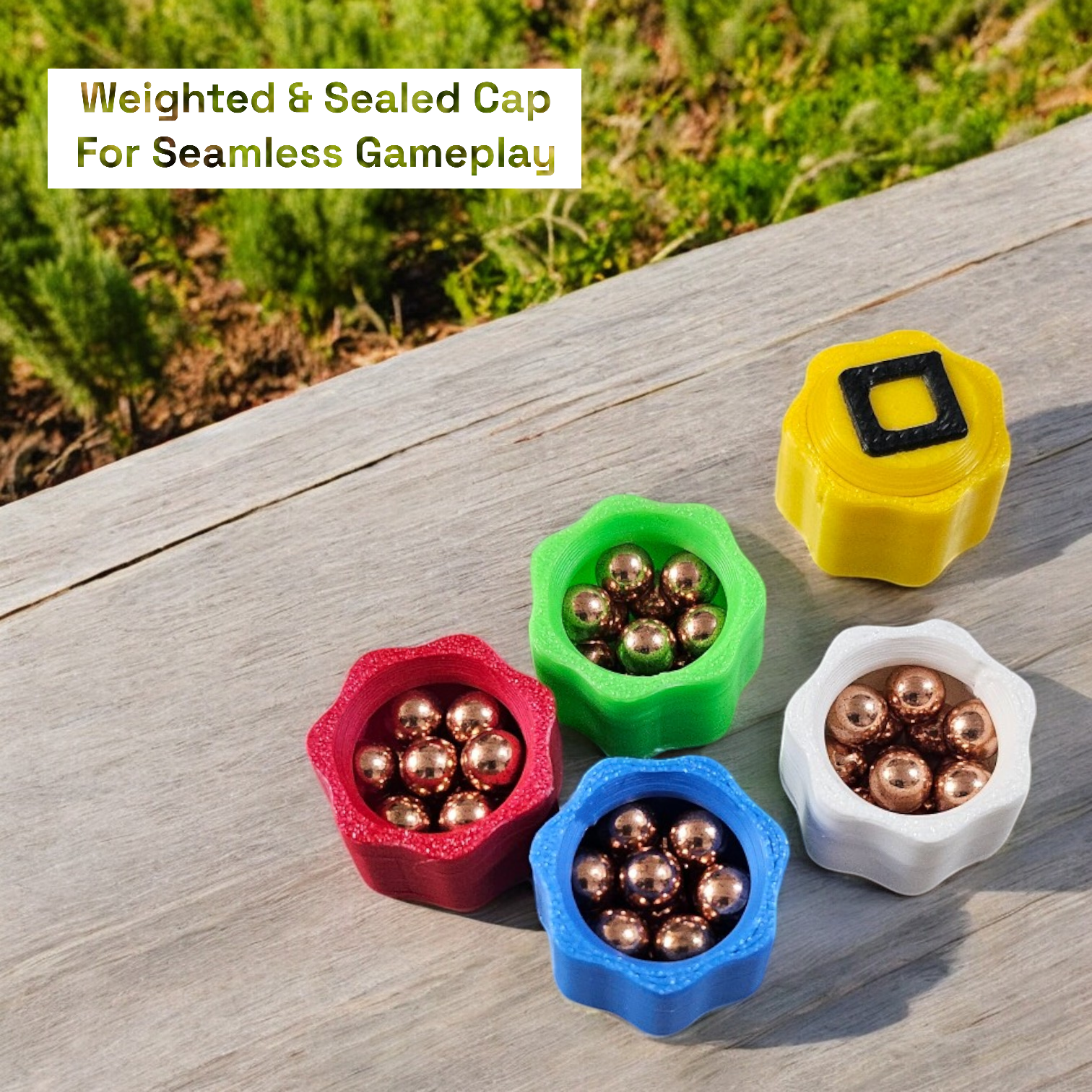 Squid Game - Traditional Gonggi Game Set with Marble Case (Weighted Gonggi) Shop Sentosa