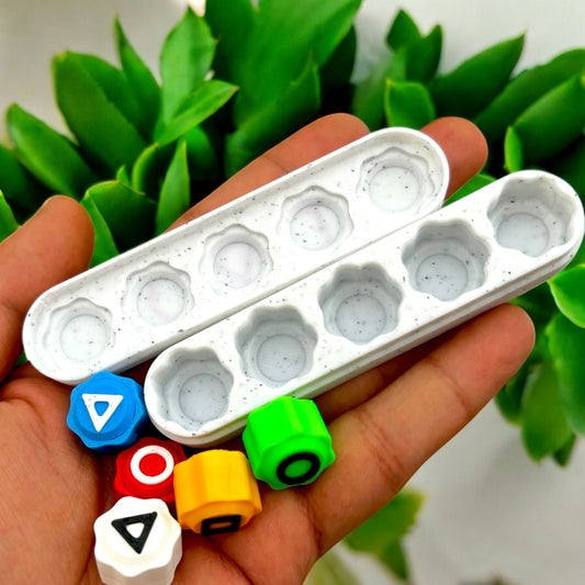 Squid Game - Traditional Gonggi Game Set with Marble Case (Weighted Gonggi) Shop Sentosa