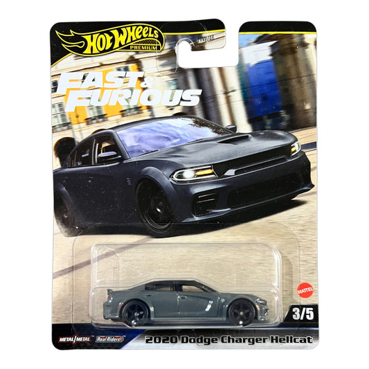 Original Hot Wheels Premium - 2020 Dodge Charger Hellcat - Fast & Furious Edition (2025) HNW46 Mattel