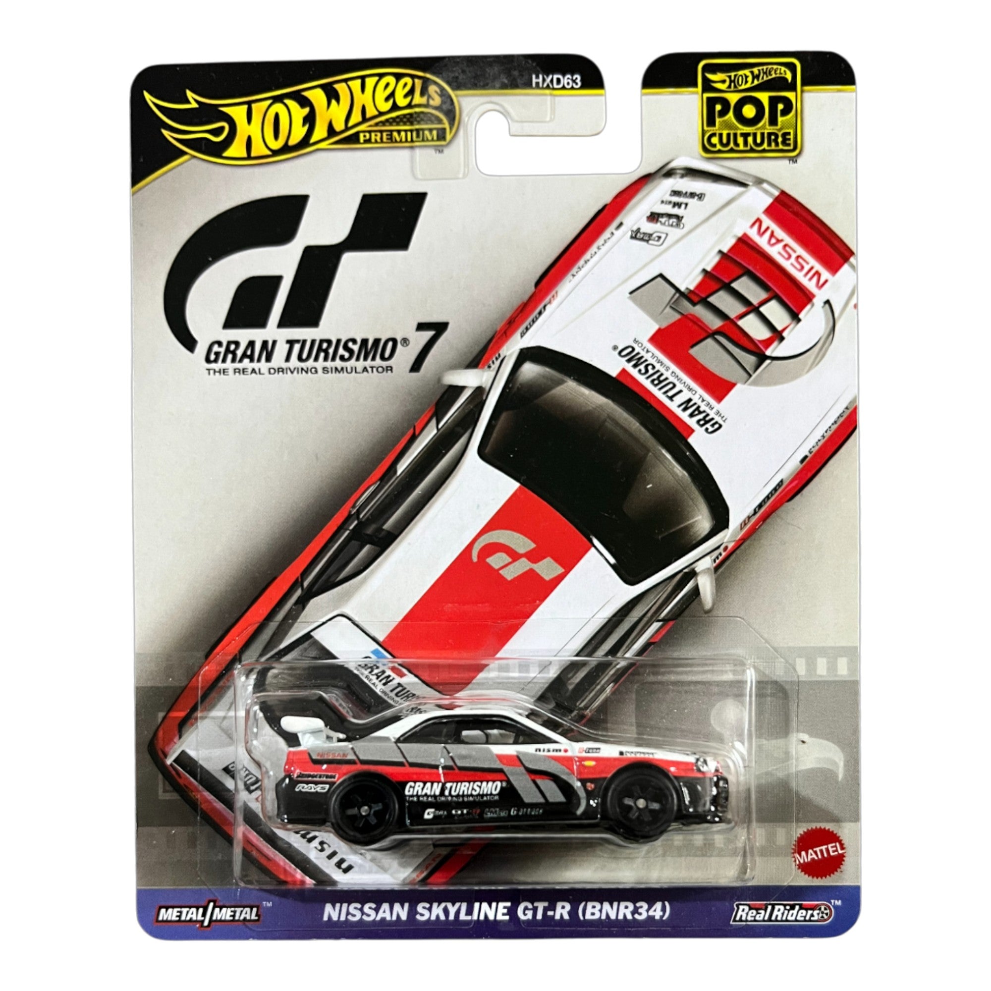 Hot Wheels Premium Pop Culture Nissan Skyline GT-R (BNR34) - HXD63