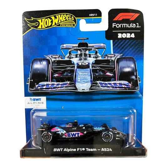 Hot Wheels Premium Formula 1 - BWT Alpine F1 Team A524 (#10) - HRV11 Series (2025) Mattel