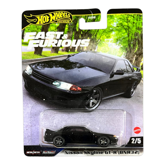 Original Hot Wheels Premium - Nissan Skyline GT-R BNR32 - Fast & Furious Edition (2025) HNW46 Mattel