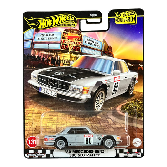 '80 Mercedes Benz 500 SLC Rallye (Boulevard Edition) Original Hot Wheels Premium GJT68 Mattel