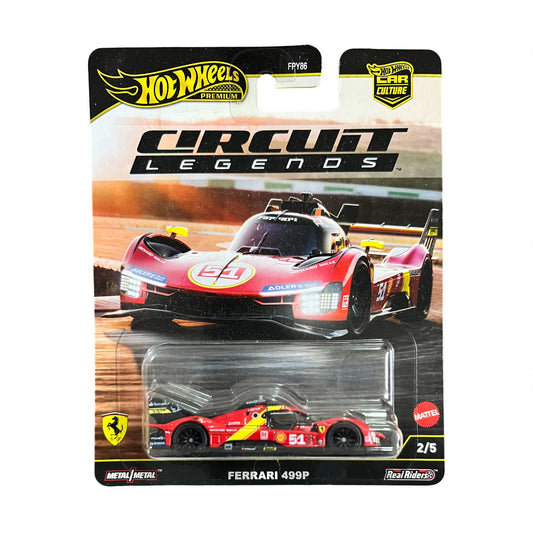 Hot Wheels Premium Car Culture - Ferrari 499P - Circuit Legends (FPY86) Mattel
