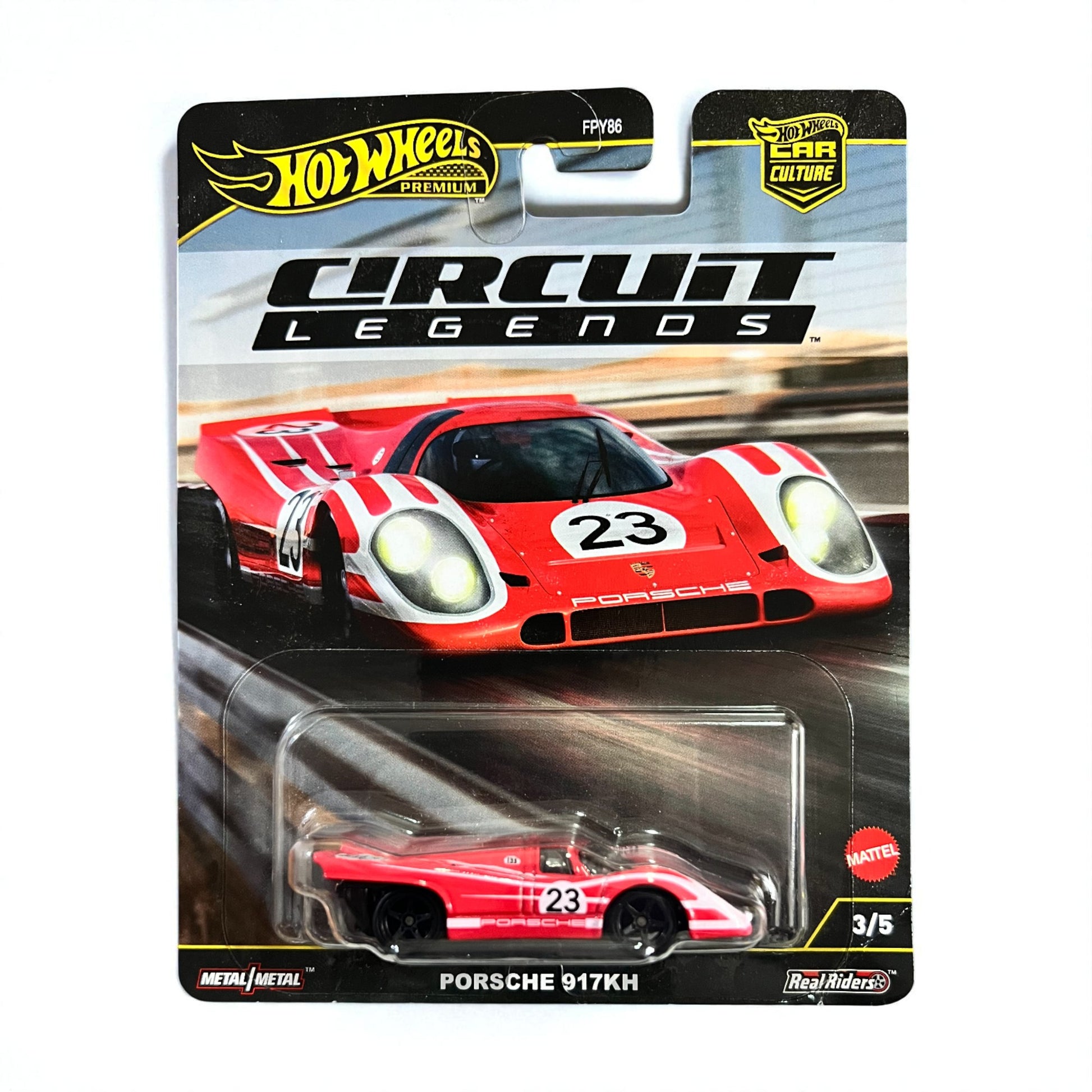 Hot Wheels Premium Car Culture - Porsche 917KH - Circuit Legends (FPY86) Mattel
