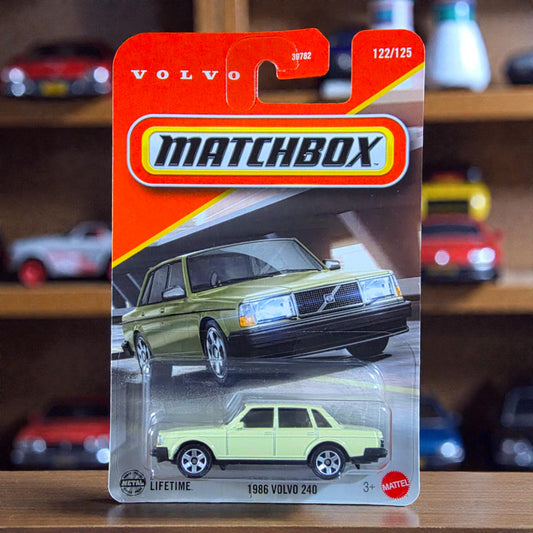 1986 Volvo 240 - Hot Wheels Matchbox (122/125) - 30782 Series (2025 Edition) Collectors Edition Mattel