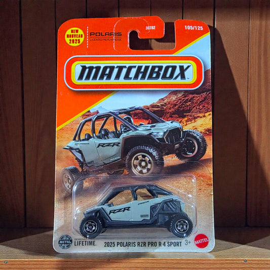2025 Polaris RZR PRO R 4 Sport - Hot Wheels Matchbox (105/125) - 30782 Series (2025 Edition) Collectors Edition Mattel